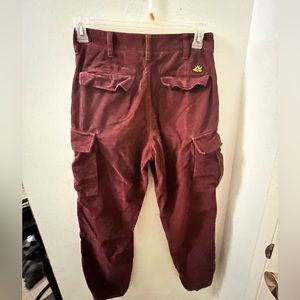 Burgundy Cargo Pants